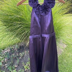 Melissa Sweet Lavender Silk Dress